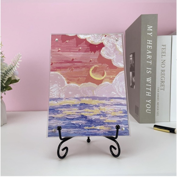 Bundle of 2 Iron Wallet, decorative plate, art display stands NWT - Picture 5 of 6